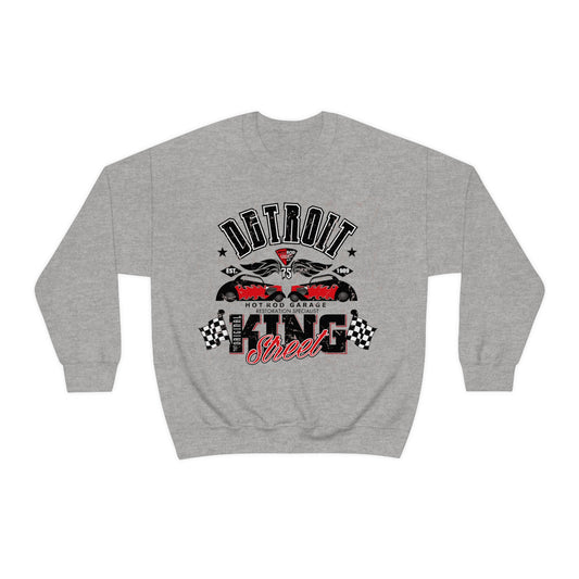 Detroit Street King Crewneck Sweatshirt