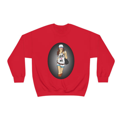 Love Me Lady Crewneck Sweatshirt