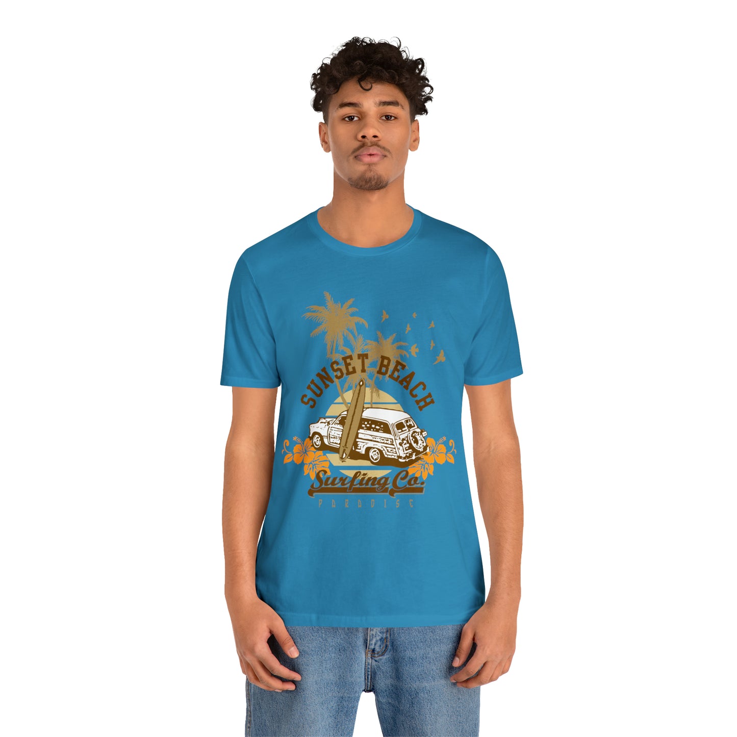 Sunset Beach Surfing Paradise T-Shirt