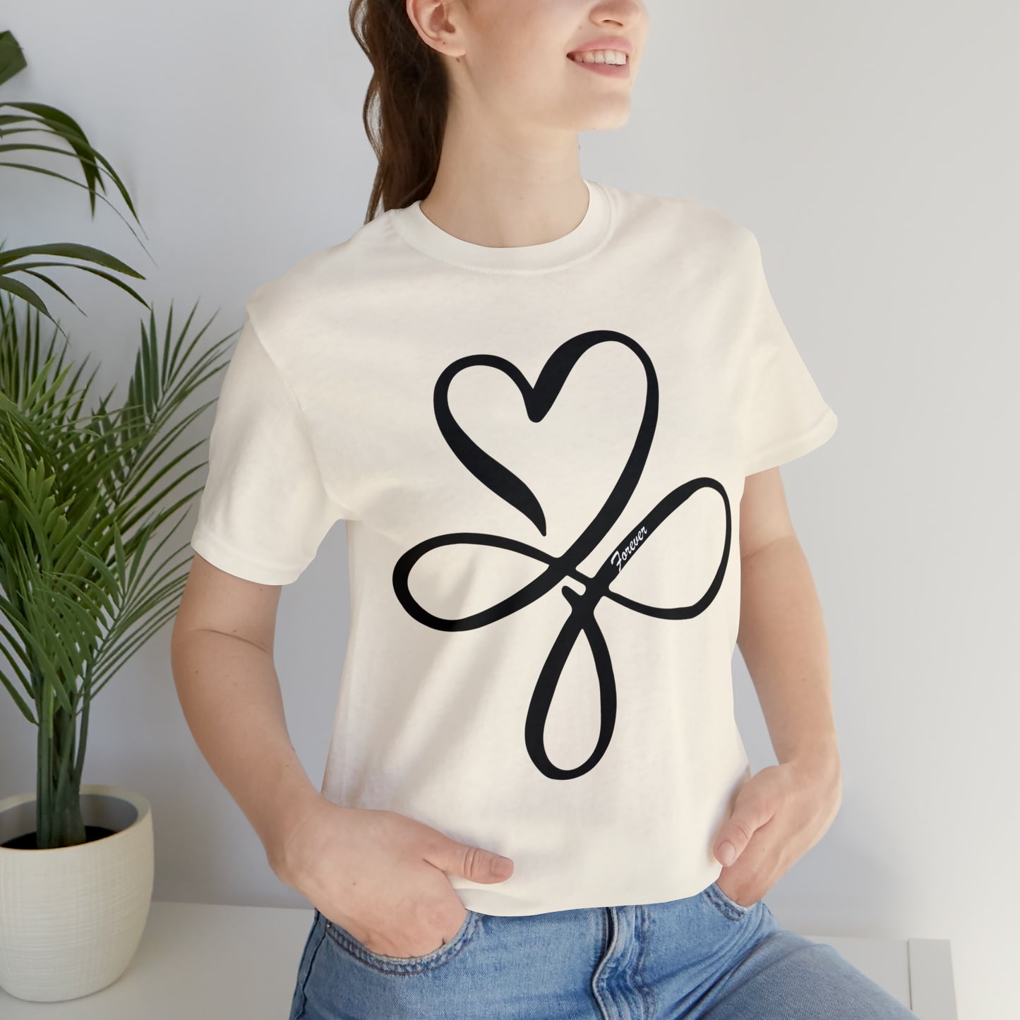 Heart symbol Love Infinity symbol Forever T-Shirt