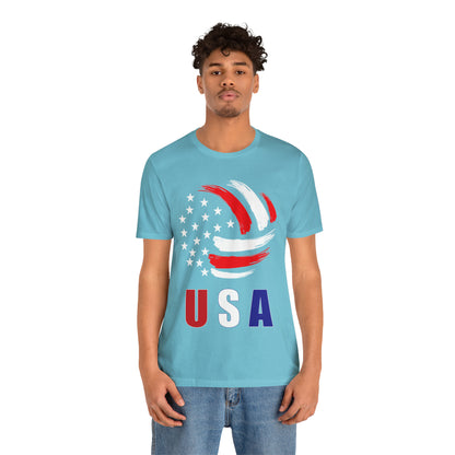 USA Volleyball Flag T-Shirt