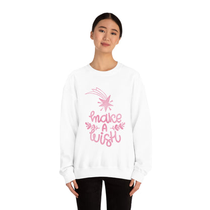 Unicorn make a wish Crewneck Sweatshirt