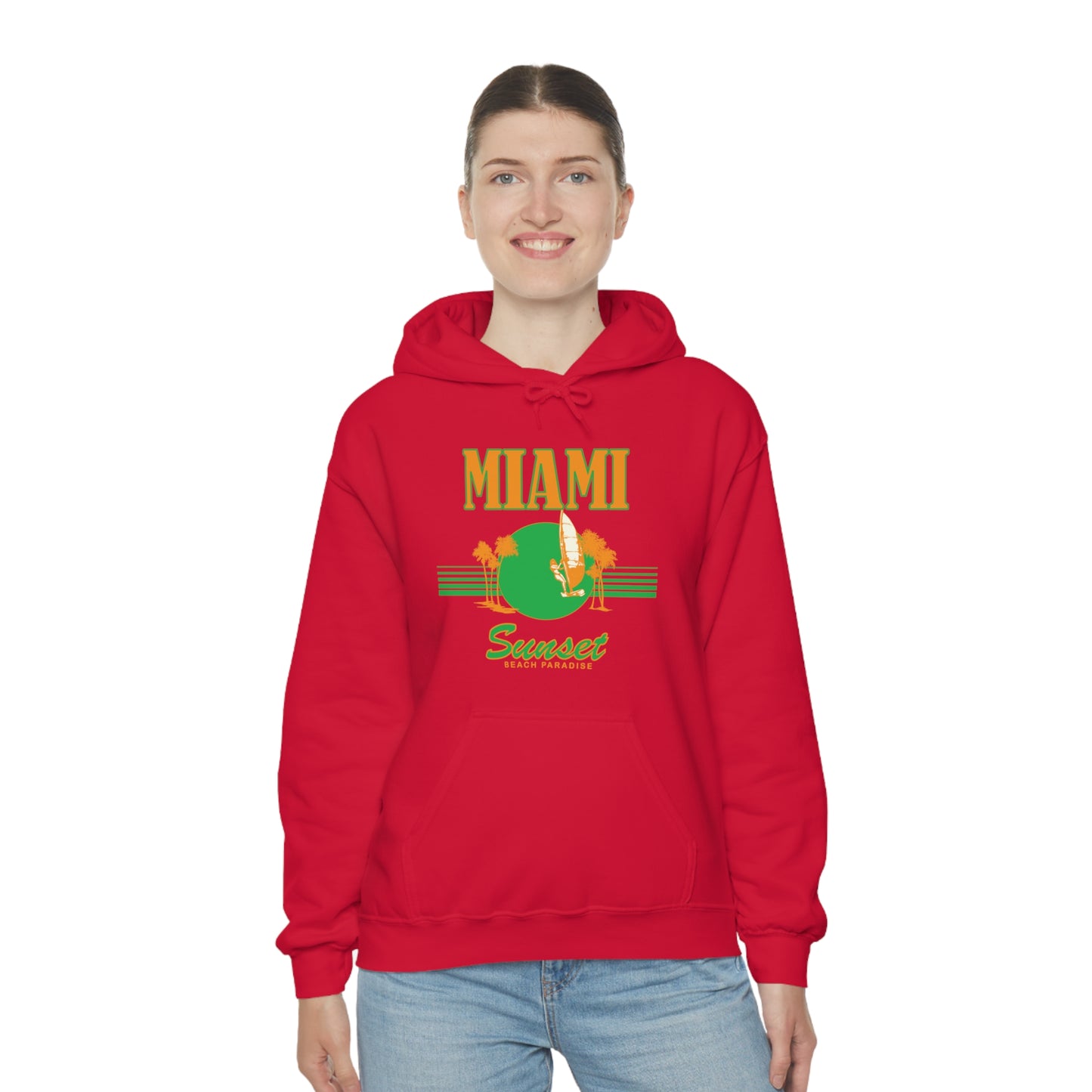 Miami Sunset Beach Paradise Hoodie