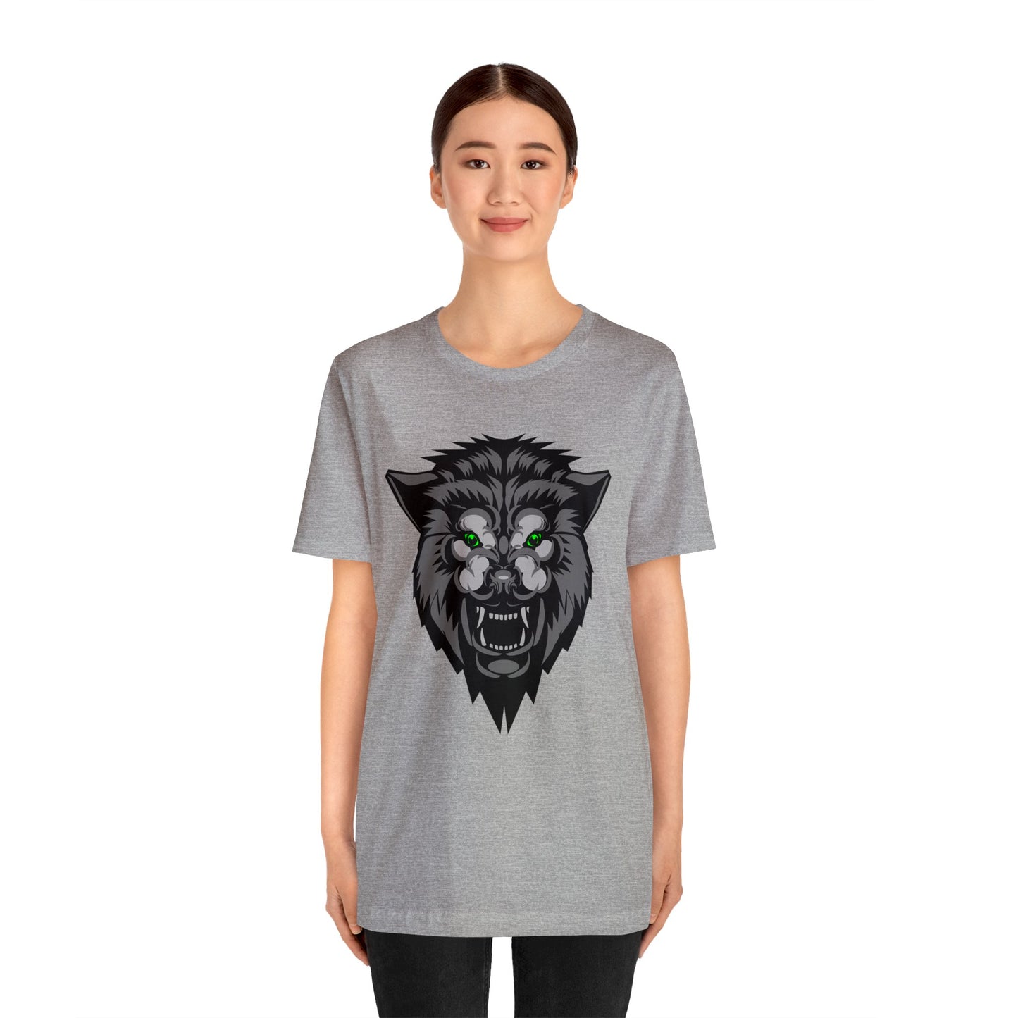 Green eyes wolf T-Shirt