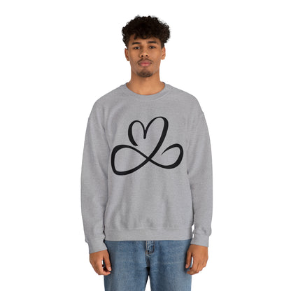 Heart infinity symbol Crewneck Sweatshirt