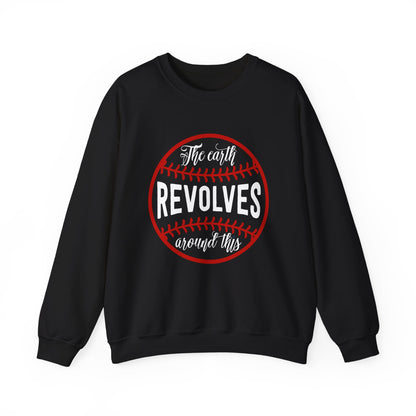 The Earth Revolves Around This Crewneck Sweatshirt