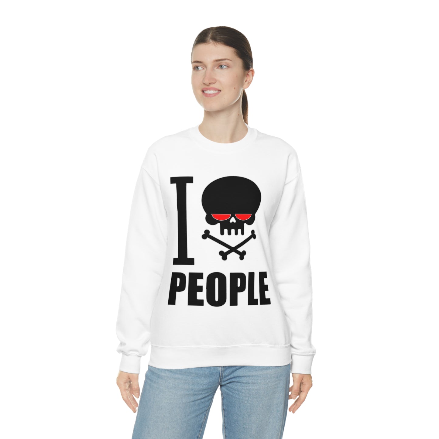 I hate people Crewneck Sweatshirt