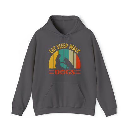 Eat sleep walk dogs vintage Hoodie