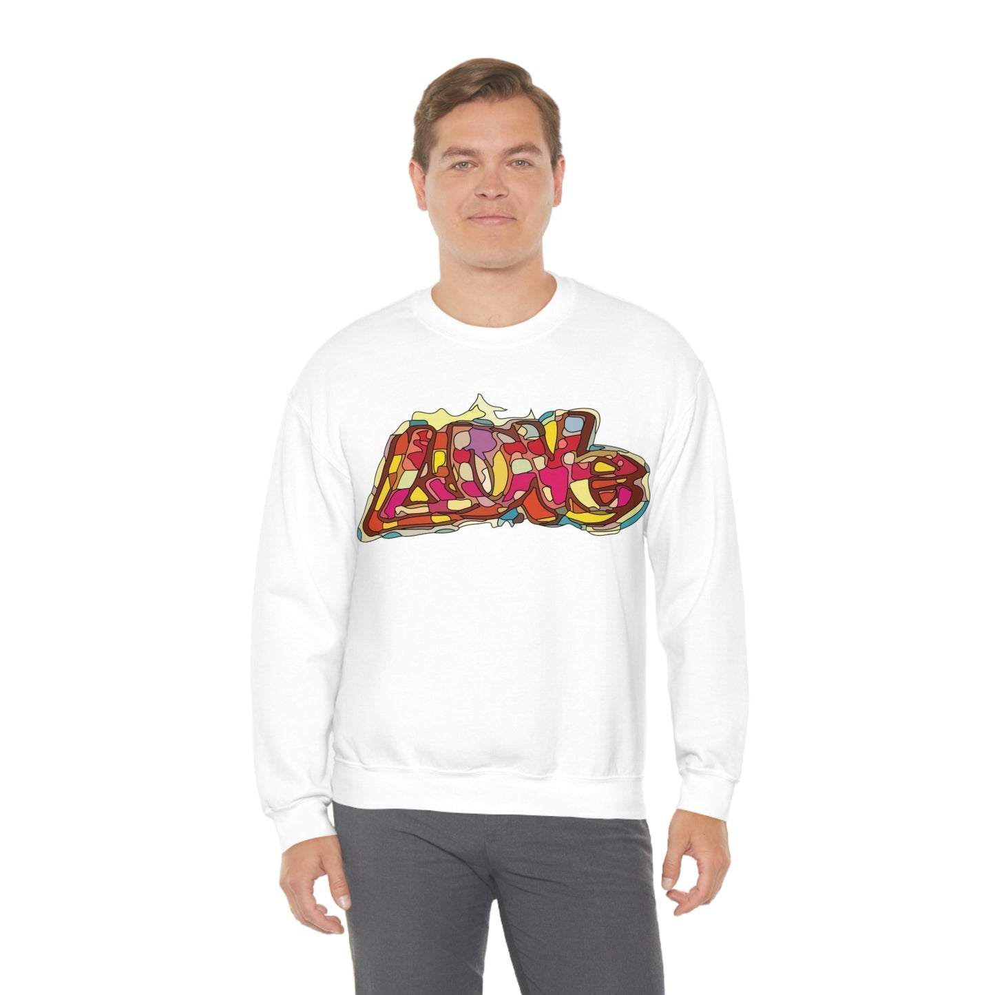 Love in graffiti Crewneck Sweatshirt