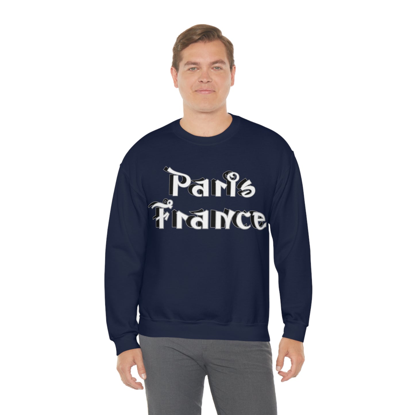 Paris France Graffiti Crewneck Sweatshirt