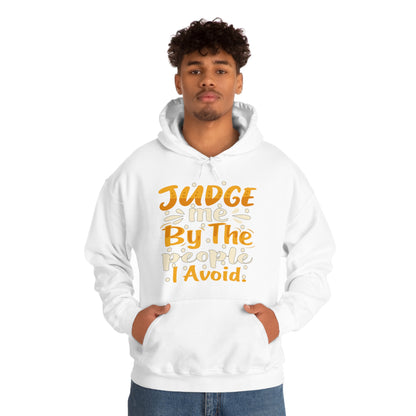 Judge Me By The People I Avoid Hoodie