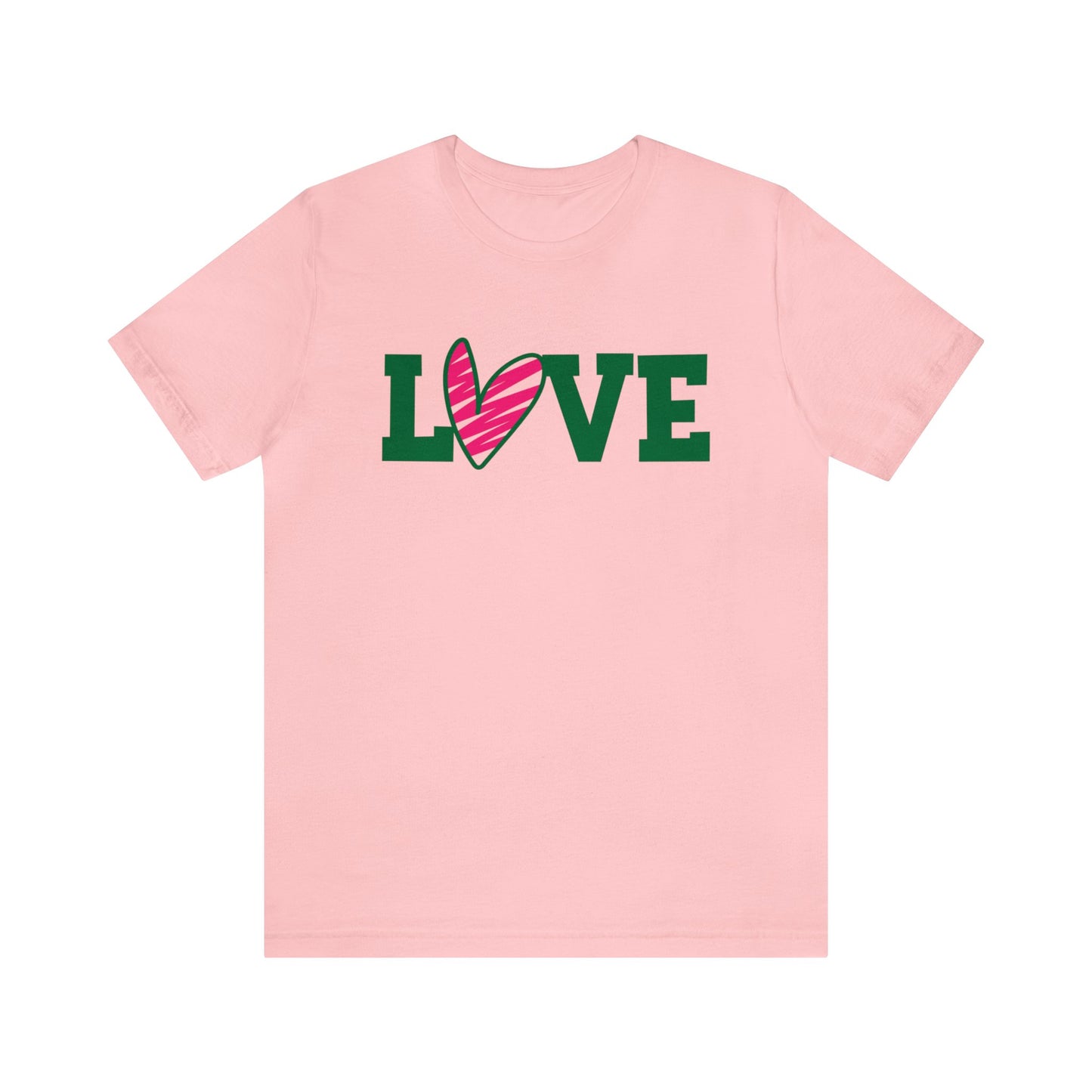 Love stripped heart T-Shirt