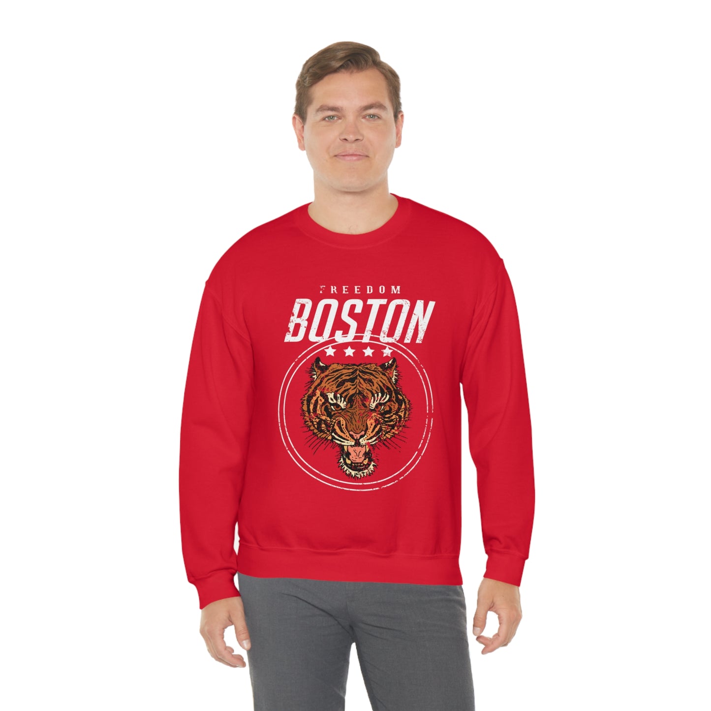 Boston Freedom Tiger Crewneck Sweatshirt