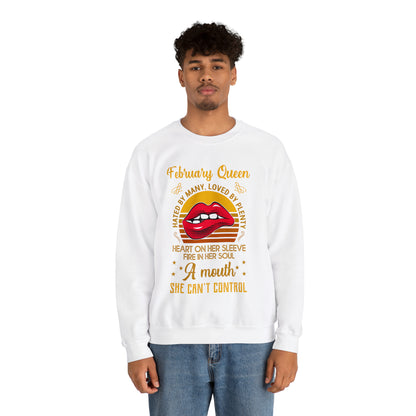 February queen Crewneck Sweatshirt