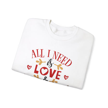 All-I-Need-is-Love-&-Chocolate Crewneck Sweatshirt