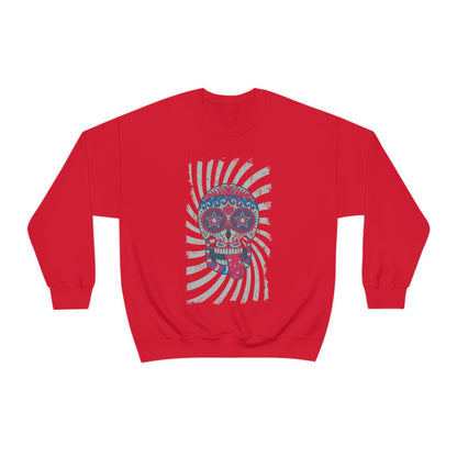 Hippie Skull Crewneck Sweatshirt