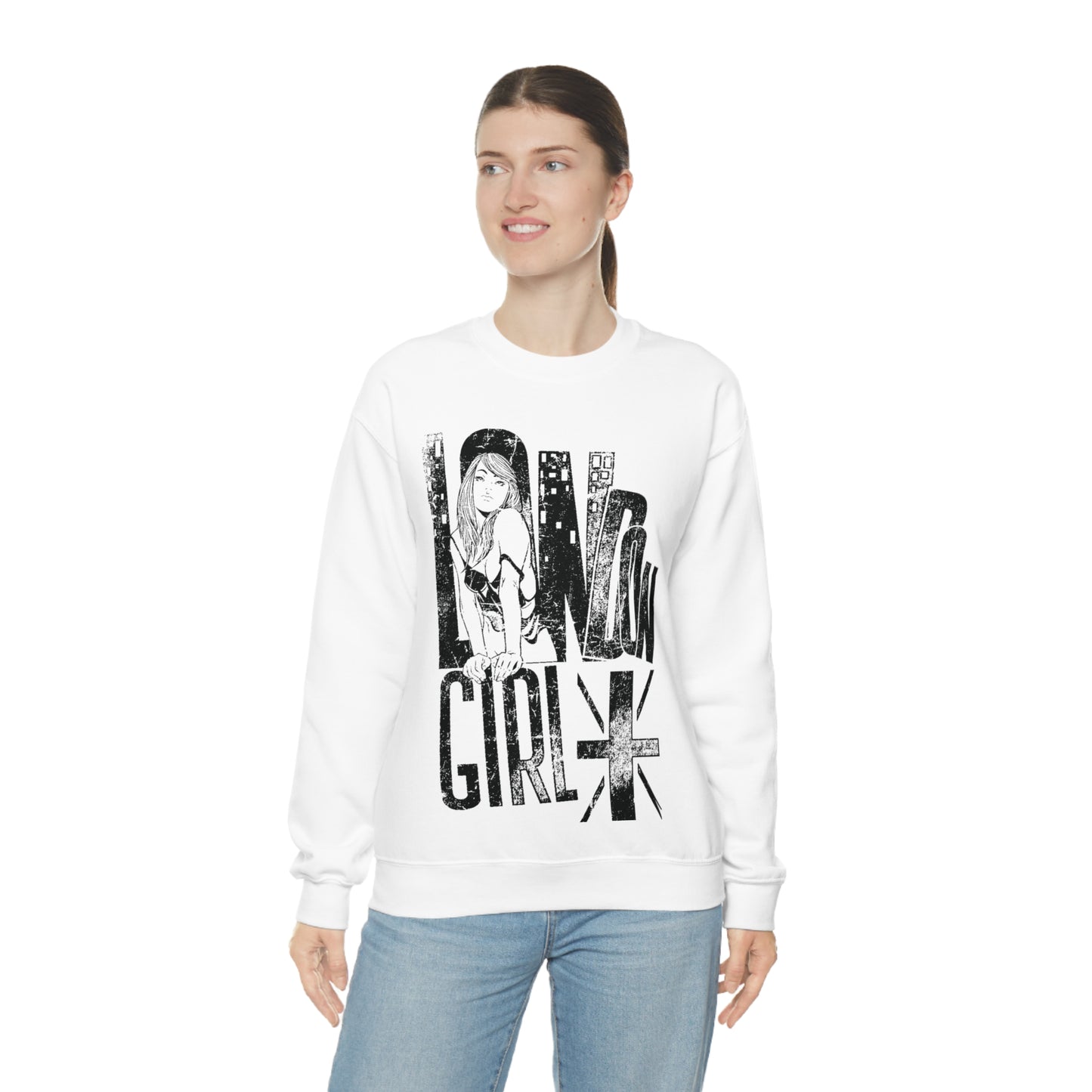 London_Girl Crewneck Sweatshirt