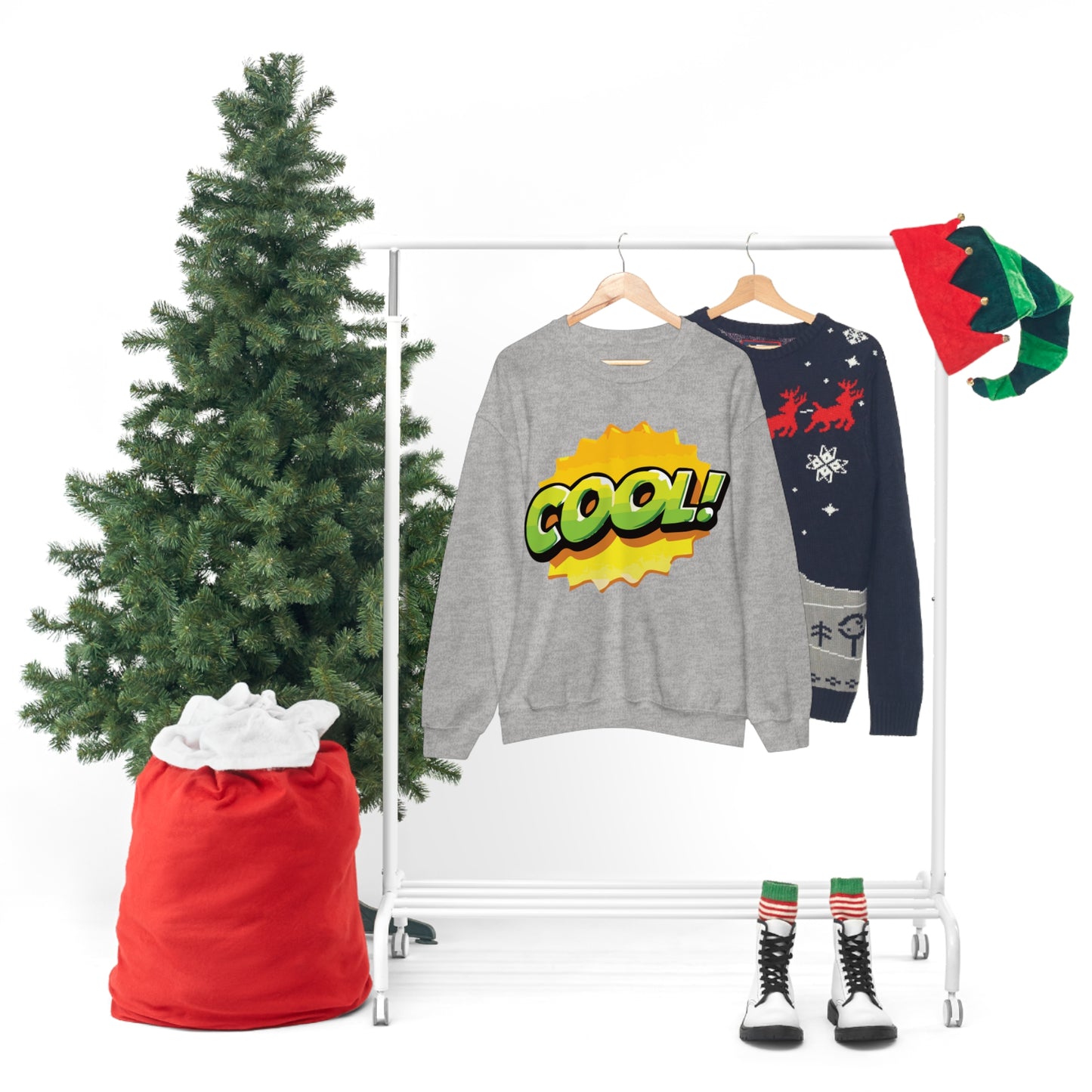 Cool! colorful graphic Crewneck Sweatshirt