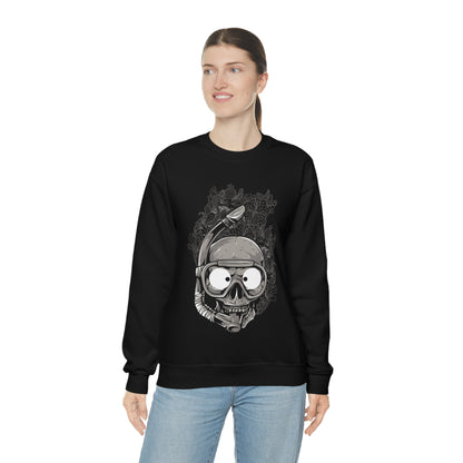 Skull Diver Crewneck Sweatshirt