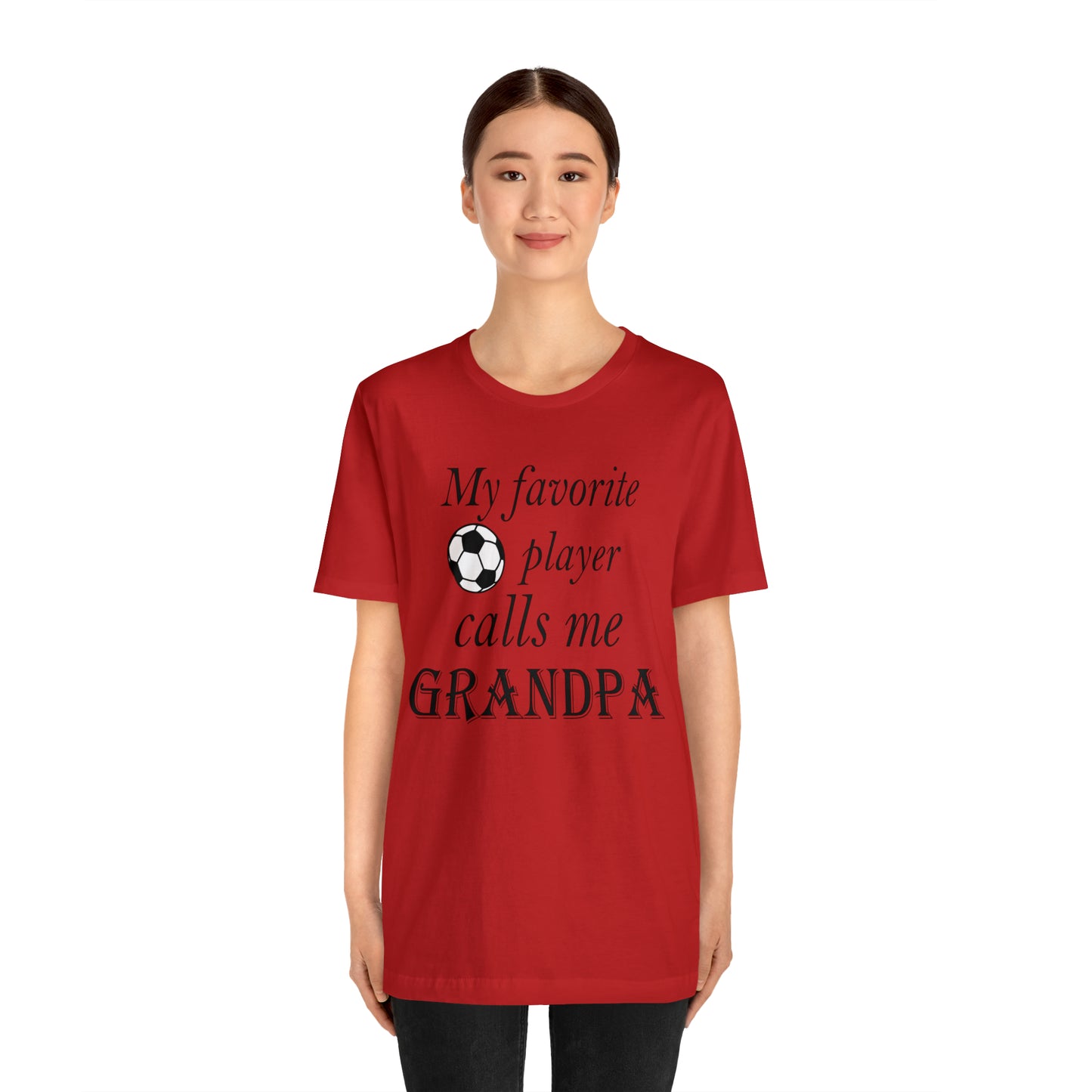 Grandpa Favorite Soccer Player T-Shirt