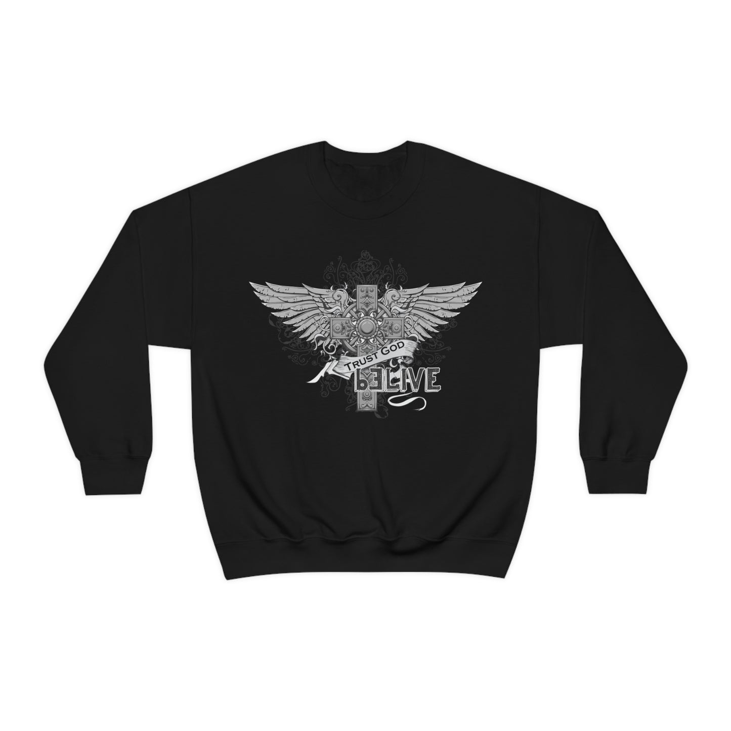 Trust God Be Live Crewneck Sweatshirt