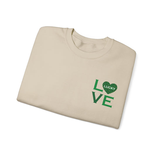 Lucky love St. Patrick's Crewneck Sweatshirt