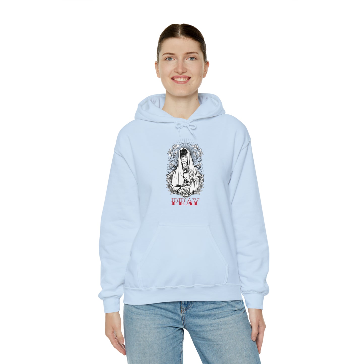 Pray Tattoo Hoodie