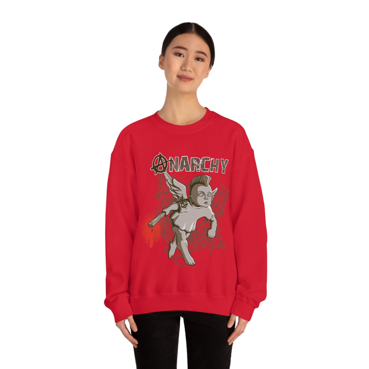 Anarchy Angel Crewneck Sweatshirt