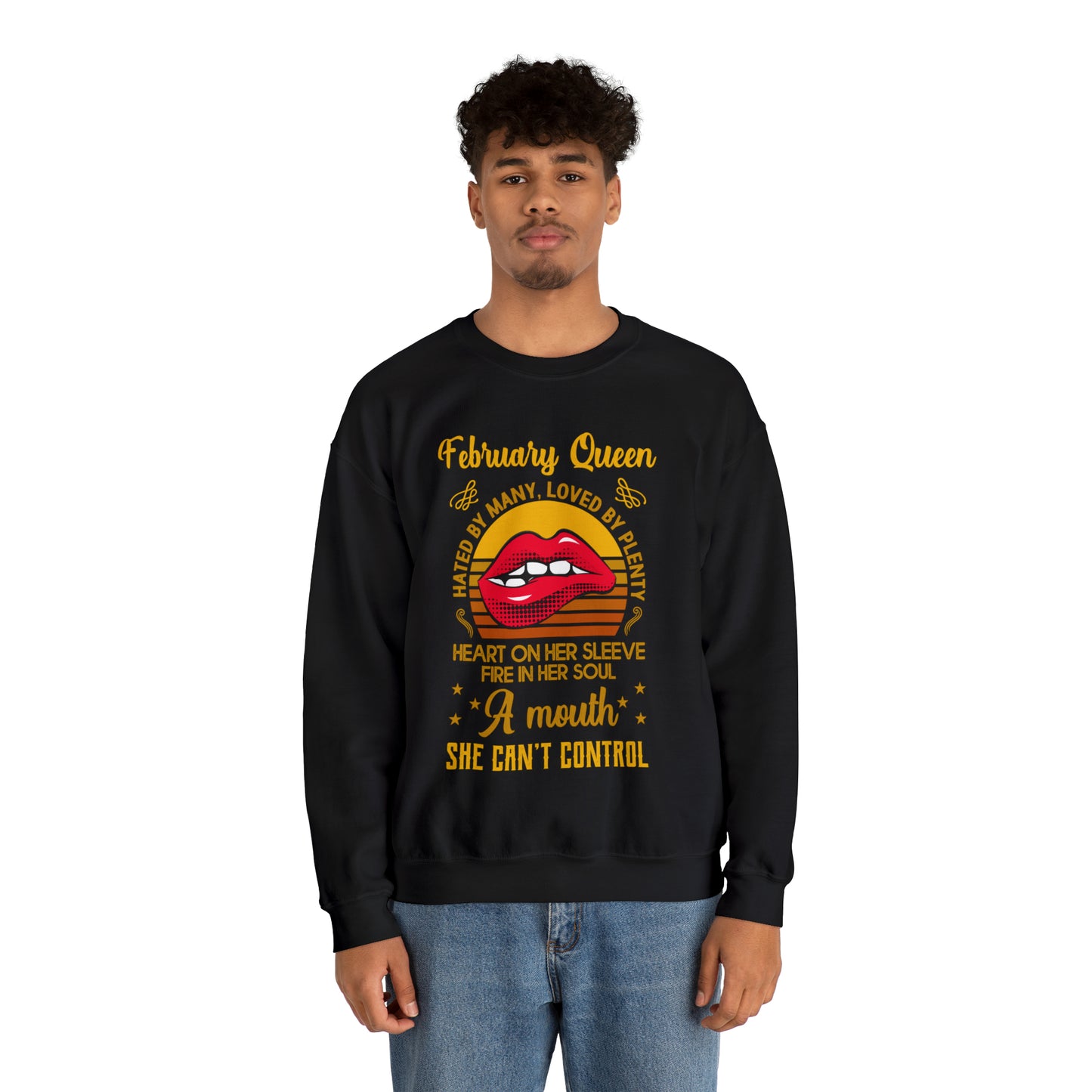 February queen Crewneck Sweatshirt