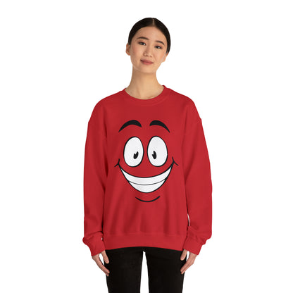 Big smile face Crewneck Sweatshirt