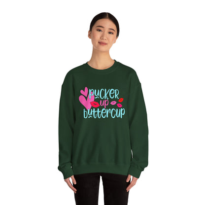 Pucker up buttercup Crewneck Sweatshirt