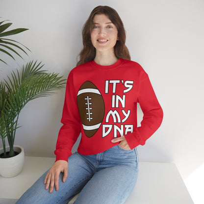 Football is in my DNA Crewneck Sweatshirt