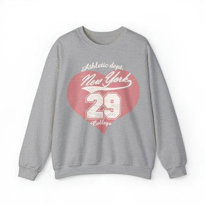 Love for NY College Crewneck Sweatshirt