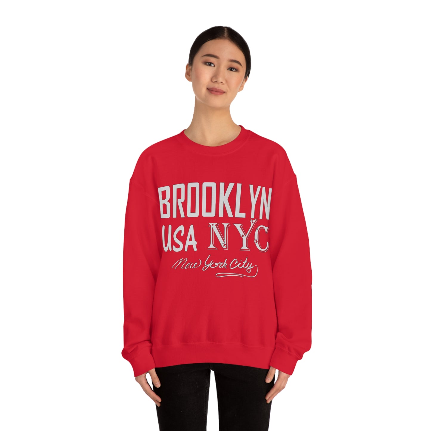 Brooklyn NY USA Crewneck Sweatshirt