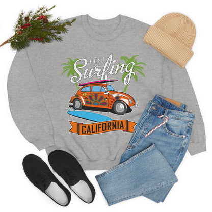 Best Surfing California Buggy Crewneck Sweatshirt