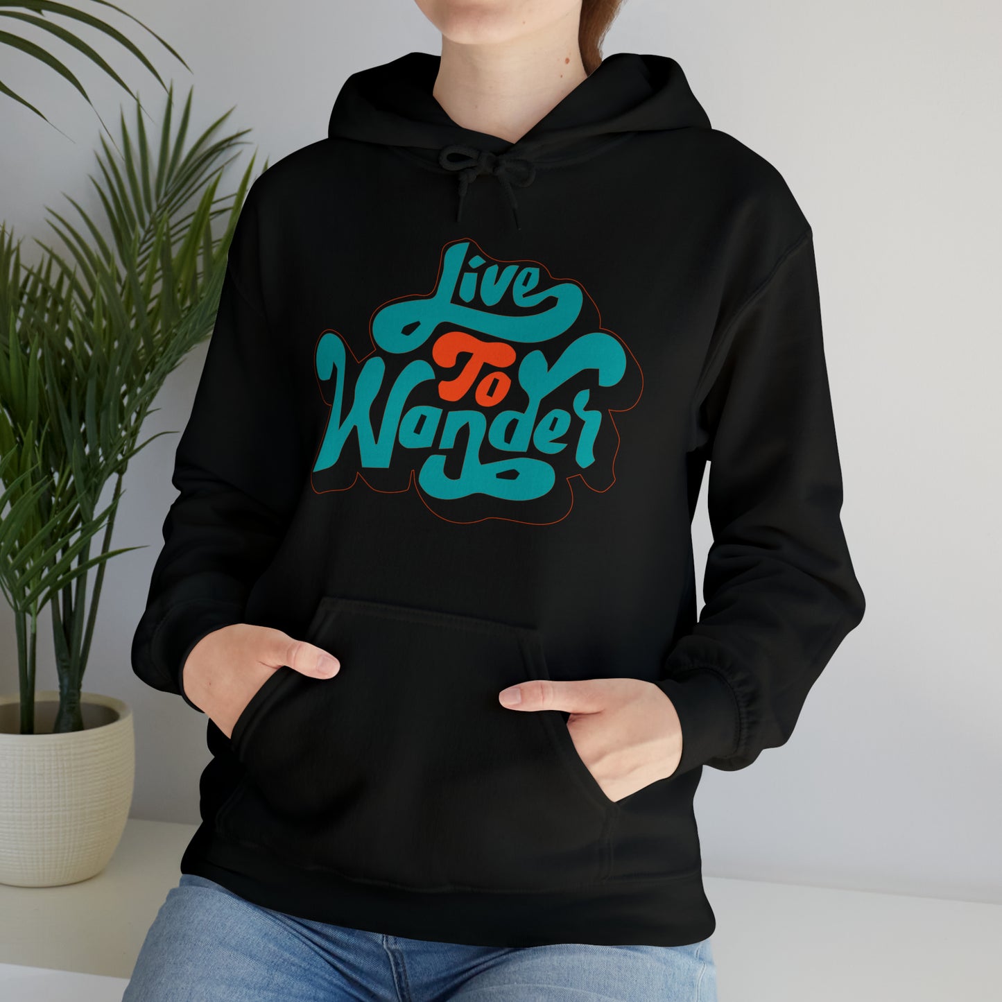 Live to wonder vintage Hoodie