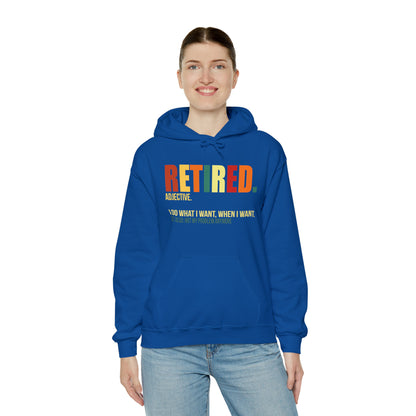 Retired Funny Hoodie