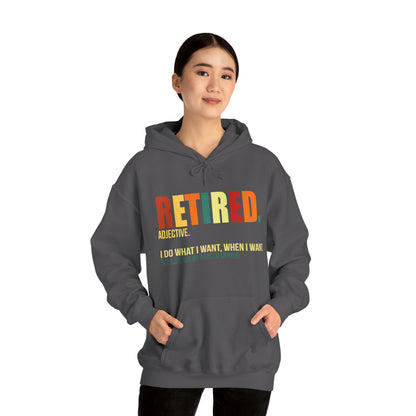 Retired Funny Hoodie