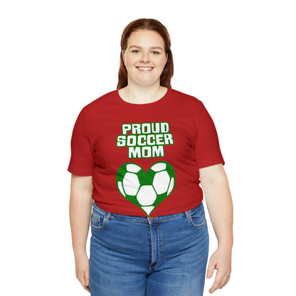 Proud -soccer-mom Heart T-Shirt