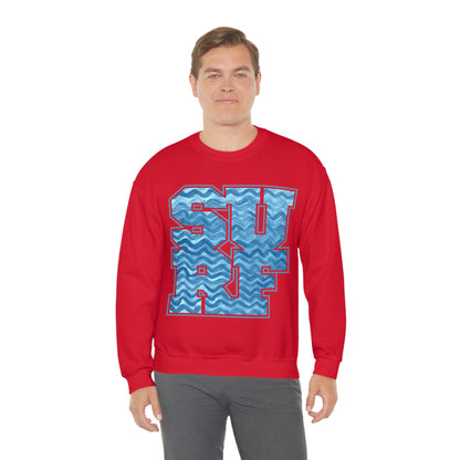 Surf Wavy Crewneck Sweatshirt