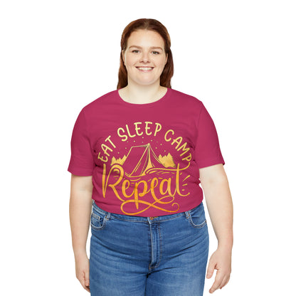 Eat Sleep Camp Repeat T-Shirt