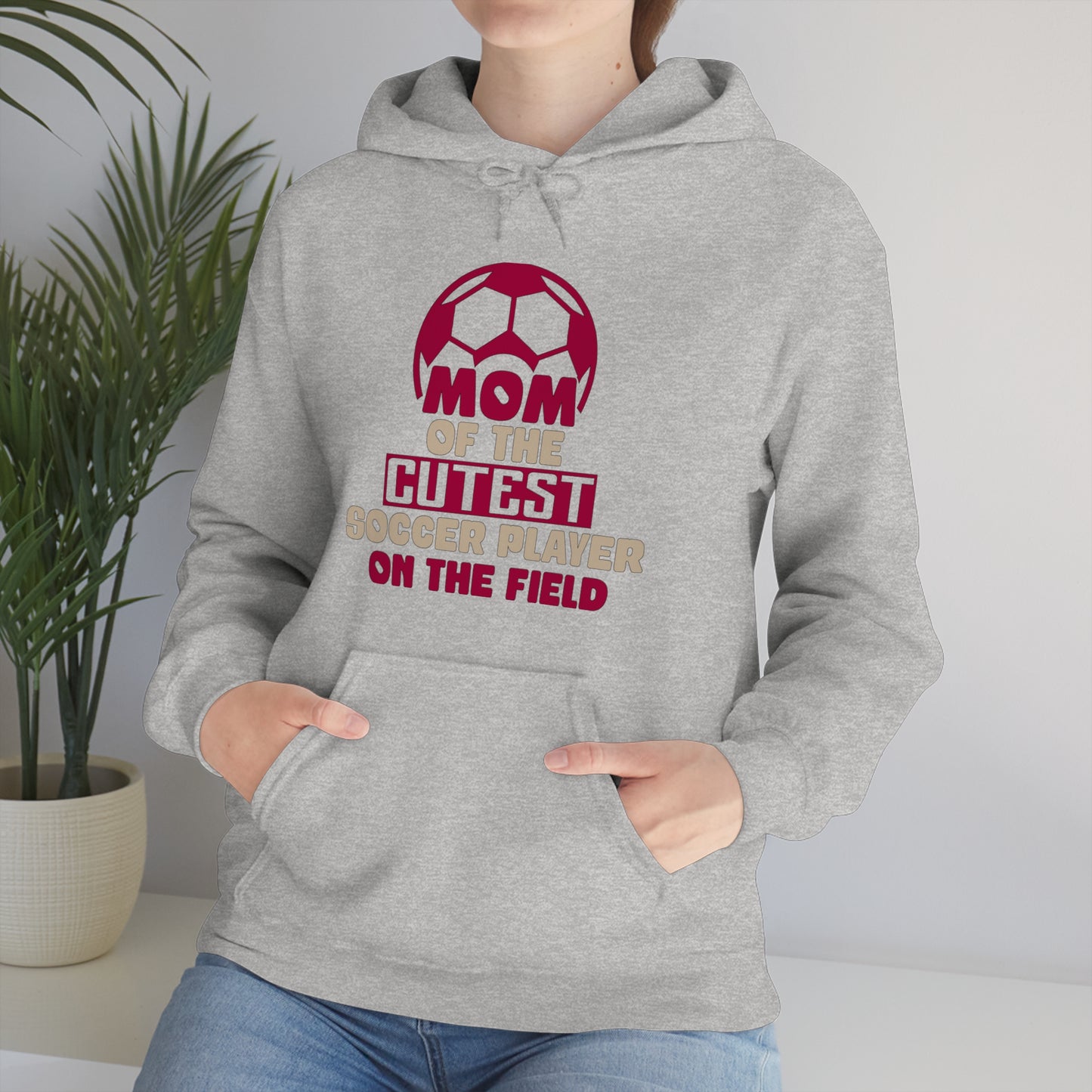 Mom of cutest soccer player Hoodie