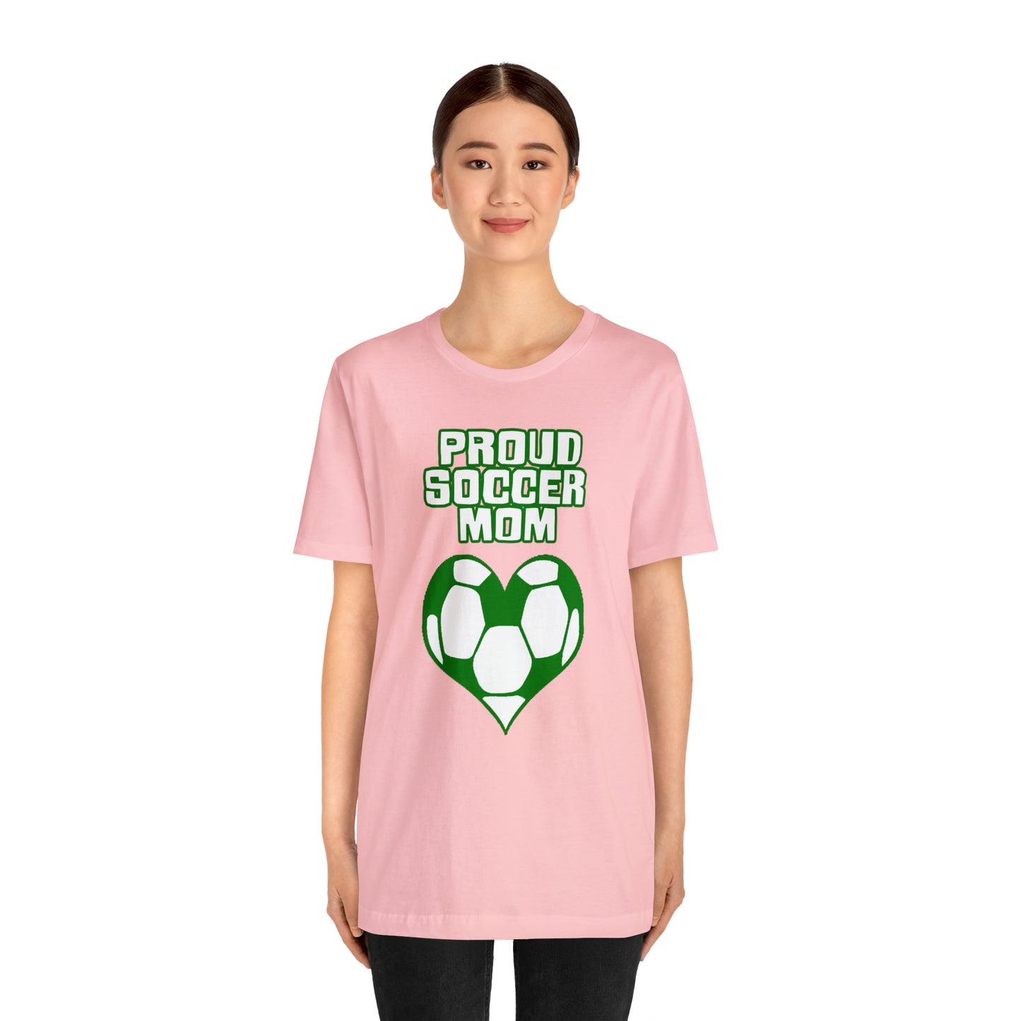 Proud -soccer-mom Heart T-Shirt