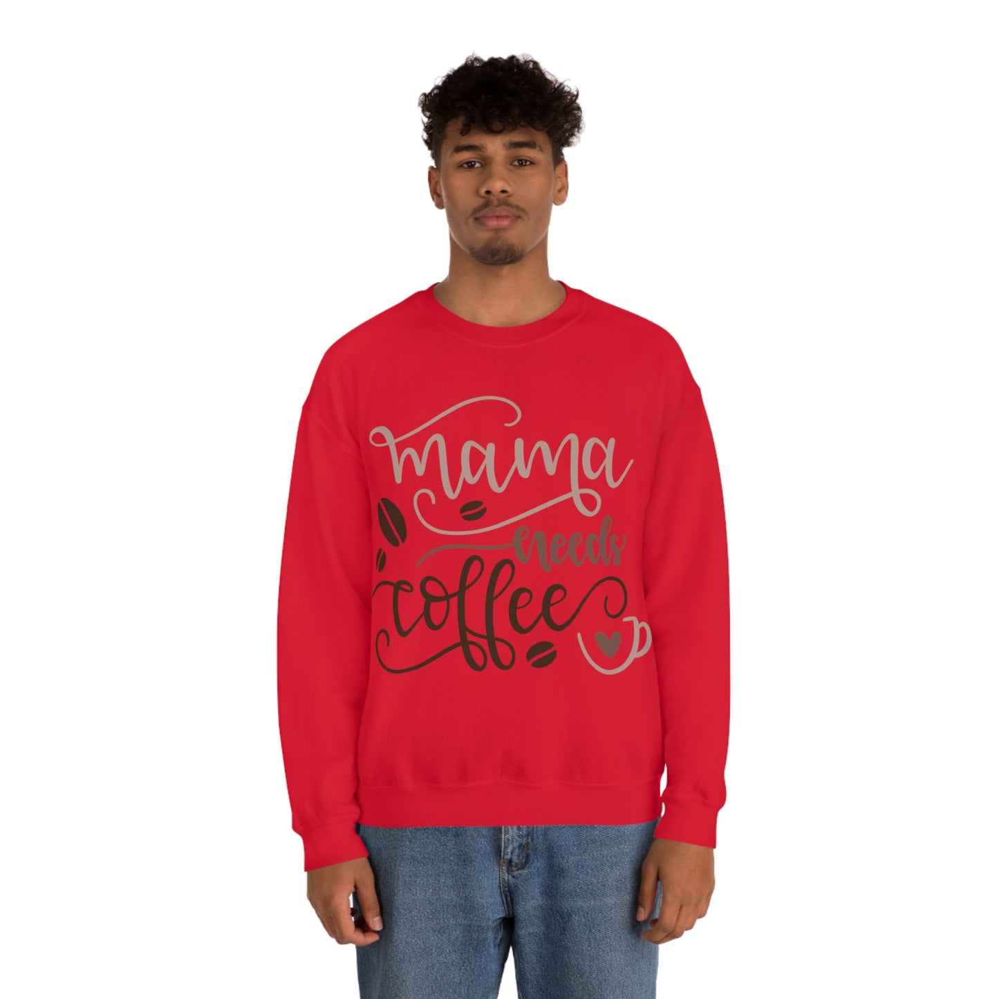 Mama_needs_coffee Crewneck Sweatshirt