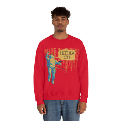 I need more_Space Crewneck Sweatshirt