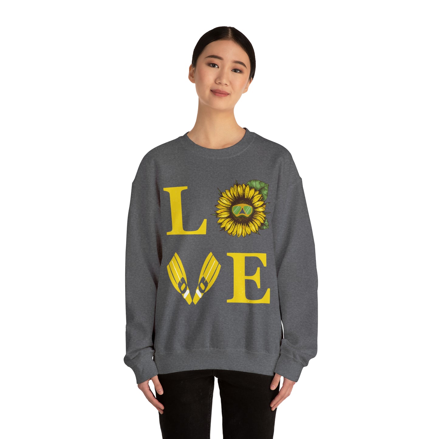 Scuba diving love Crewneck Sweatshirt