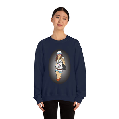 Love Me Lady Crewneck Sweatshirt