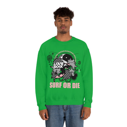 Surf or Die Crewneck Sweatshirt