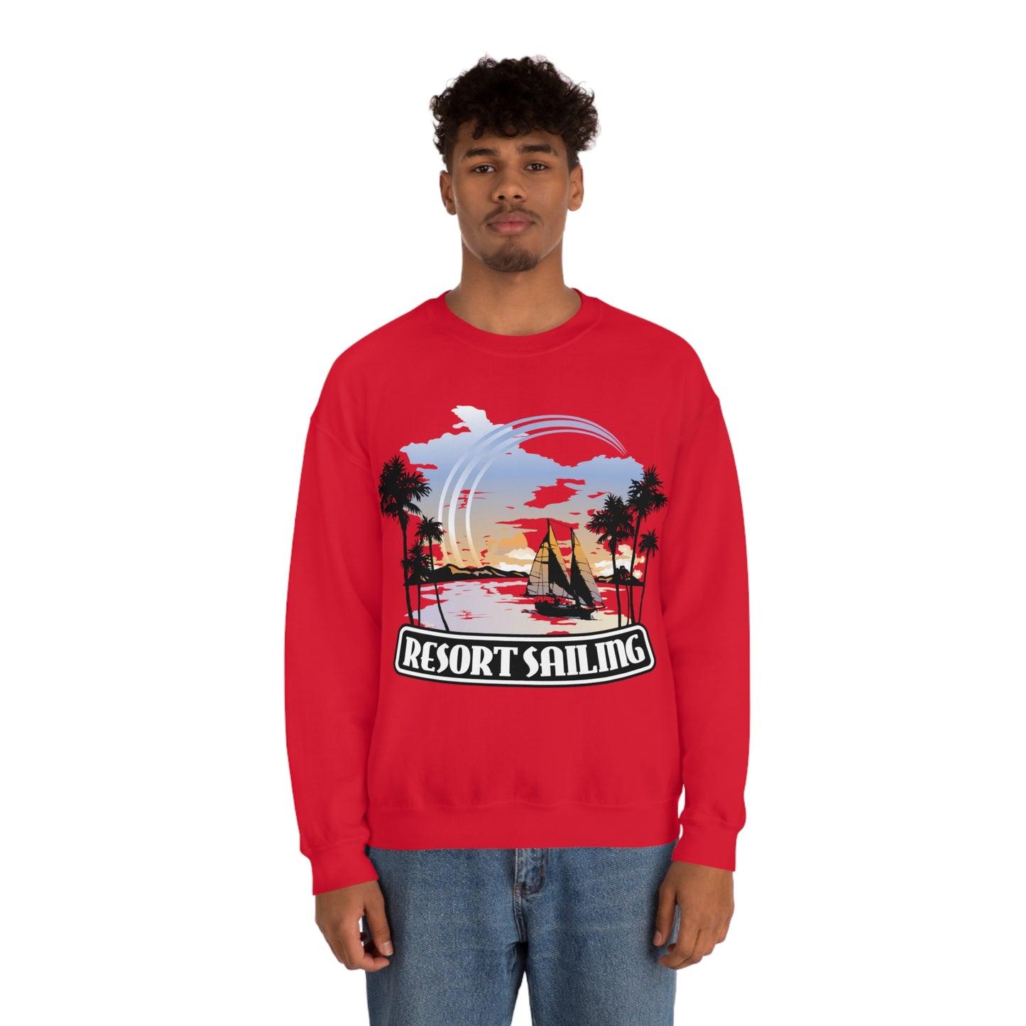 Resort Sailing Crewneck Sweatshirt