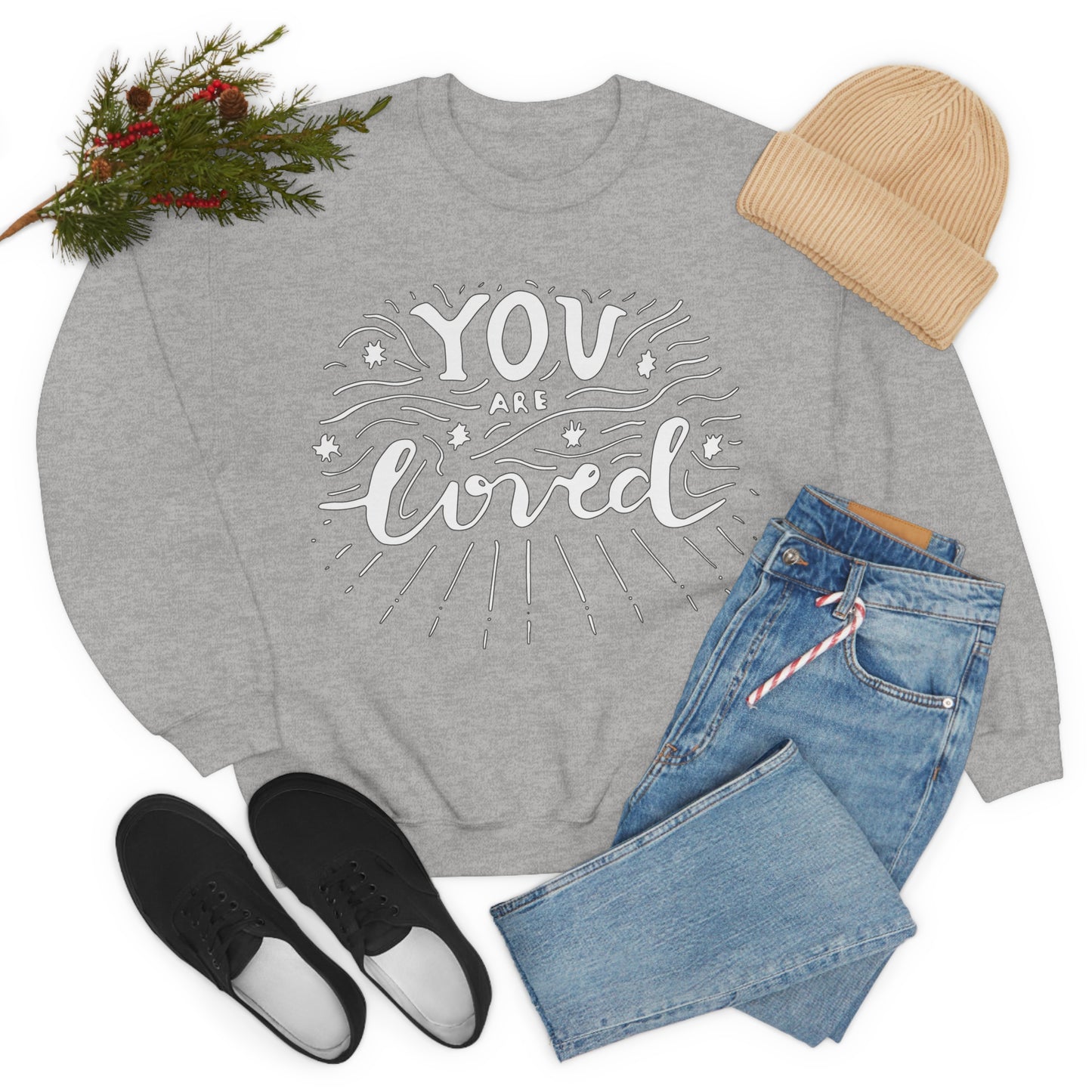 You-are loved Crewneck Sweatshirt